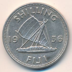 Фиджи, 1 шиллинг (1936 г.)