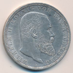 Вюртемберг, 5 марок (1913 г.)