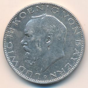 Бавария, 2 марки (1914 г.)