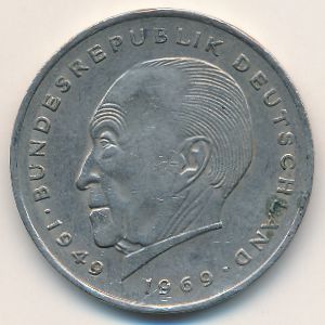 ФРГ, 2 марки (1969 г.)