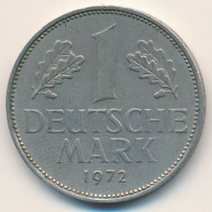 ФРГ, 1 марка (1972 г.)