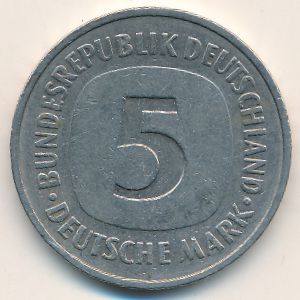 ФРГ, 5 марок (1979 г.)