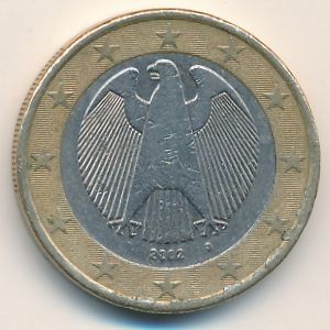 Германия, 1 евро (2002 г.)