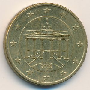 Германия, 50 евроцентов (2002 г.)