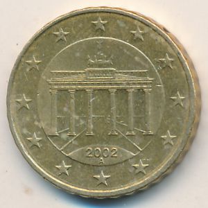 Германия, 10 евроцентов (2002 г.)