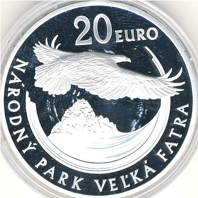 Slovakia, 20 euro, 2009