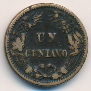 Перу, 1 сентаво (1876 г.)