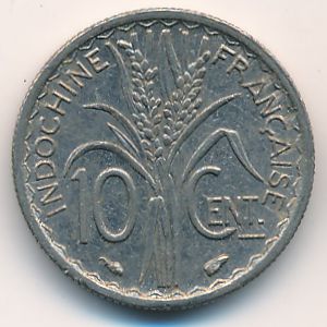 Французский Индокитай, 10 центов (1939 г.)