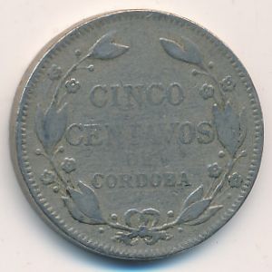Никарагуа, 5 сентаво (1914 г.)