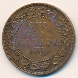 Canada, 1 cent, 1913