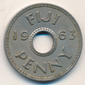 Фиджи, 1 пенни (1963 г.)