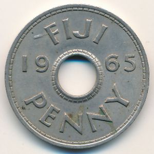 Фиджи, 1 пенни (1965 г.)