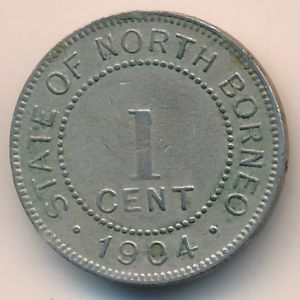 Северное Борнео, 1 цент (1904 г.)