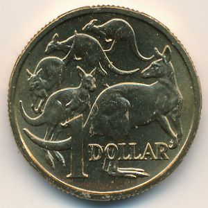 Австралия, 1 доллар (1984 г.)