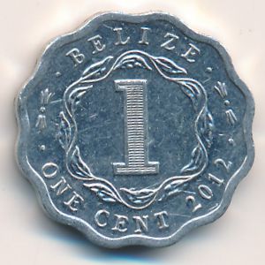 Белиз, 1 цент (2012 г.)