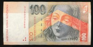 Словакия, 100 крон (2001 г.)
