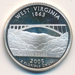USA, Quarter dollar, 2005