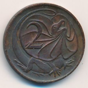 Австралия, 2 цента (1980 г.)
