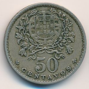 Португалия, 50 сентаво (1955 г.)