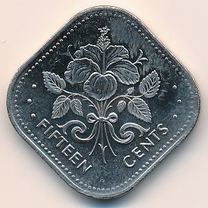 Багамские острова, 15 центов (2005 г.)