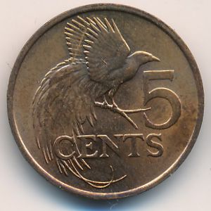Тринидад и Тобаго, 5 центов (1995 г.)