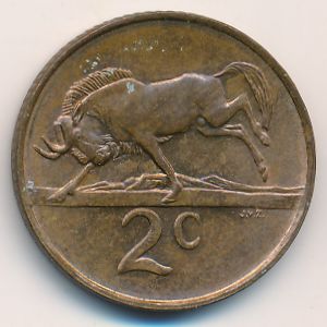 ЮАР, 2 цента (1990 г.)