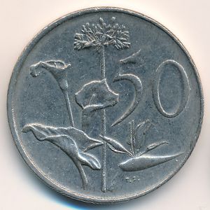 ЮАР, 50 центов (1981 г.)