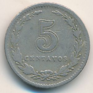 Аргентина, 5 сентаво (1922 г.)