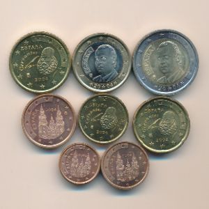 Испания, Набор монет (2004 г.)