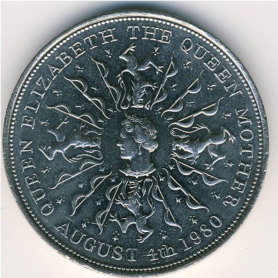 Великобритания, 25 новых пенсов (1980 г.)
