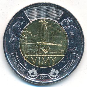 Канада, 2 доллара (2017 г.)
