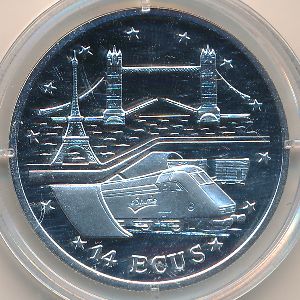 Гибралтар, 14 экю (1994 г.)