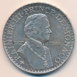 Монако, 50 франков (1974 г.)