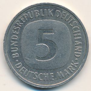 ФРГ, 5 марок (1991 г.)