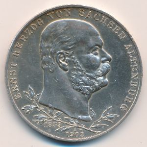 Саксен-Альтенбург, 5 марок (1903 г.)