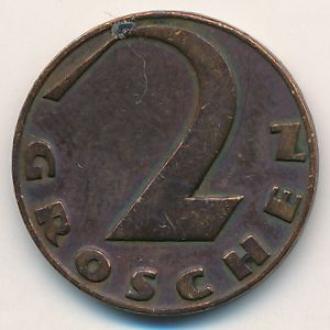 Австрия, 2 гроша (1925 г.)