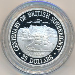 Острова Кука, 25 долларов (1988 г.)