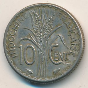 Французский Индокитай, 10 центов (1940 г.)