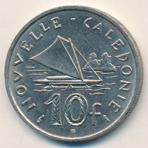 Новая Каледония, 10 франков (1970 г.)