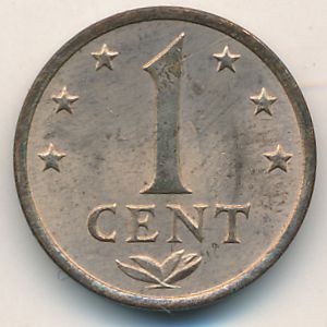 Антильские острова, 1 цент (1970 г.)
