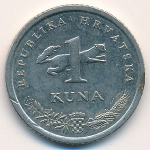 Croatia, 1 kuna, 2001