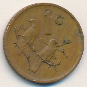 ЮАР, 1 цент (1980 г.)