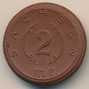 Саксония., 2 марки, 1921