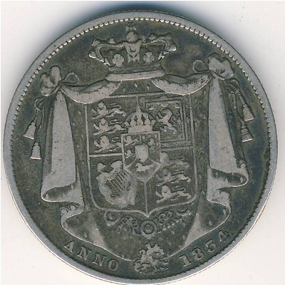 Великобритания, 1/2 кроны (1834 г.)