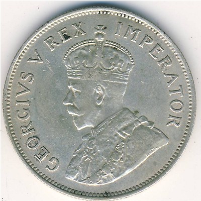 South Africa, 2 1/2 shillings, 1923–1925