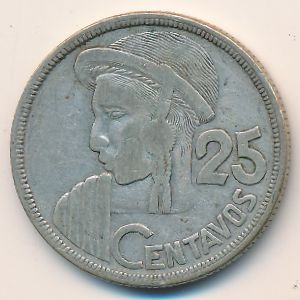 Гватемала, 25 сентаво (1955 г.)
