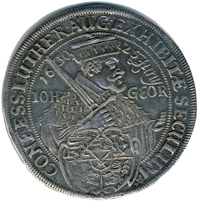 Saxony, 1 thaler, 1630