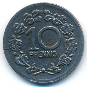 Вохвинкель., 10 пфеннигов (1918 г.)