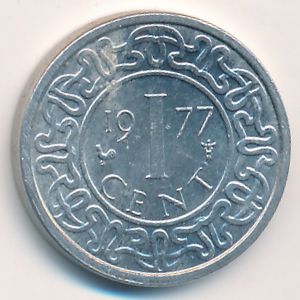 Суринам, 1 цент (1977 г.)