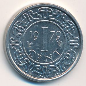 Suriname, 1 cent, 1979
